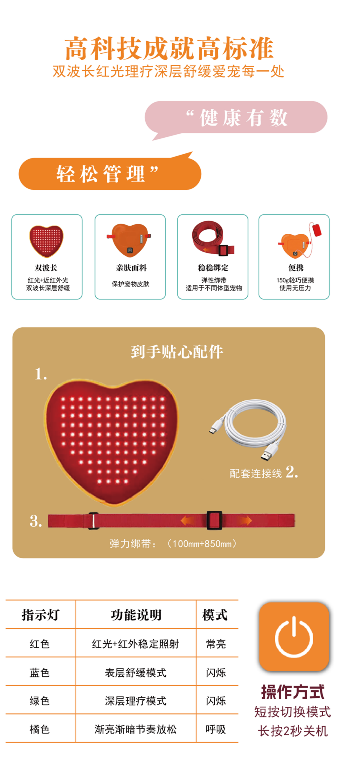 InfraGlow Heart-Shaped Red Light Therapy Blanket - Image 3